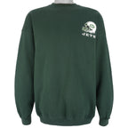NFL (Puma) - New York Jets Embroidered Sweatshirt 1990s XX-Large Vintage Retro Football