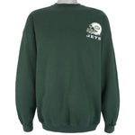 NFL (Puma) - New York Jets Embroidered Sweatshirt 1990s XX-Large Vintage Retro Football