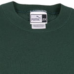 NFL (Puma) - New York Jets Embroidered Sweatshirt 1990s XX-Large Vintage Retro Football
