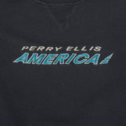 Vintage - Perry Ellis America Embroidered Sweatshirt 1990s Medium Vintage Retro