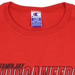 Champion - Tampa Bay Buccaneers Embroidered Sweatshirt 1990s X-Large Vintage Retro Football