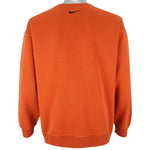 Nike - Orange Embroidered Crew Neck Sweatshirt 1990s Large Vintage Retro