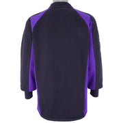 Vintage - FedEx Black & Purple 1/4 Zip Sweatshirt 1990s Medium Vintage Retro