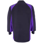 Vintage - FedEx Black & Purple 1/4 Zip Sweatshirt 1990s Medium Vintage Retro