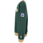 NHL (Lee) - Green Minnesota Wild Crew Neck Sweatshirt 1990s X-Large Vintage Retro Hockey
