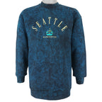 Vintage - Seattle Washington Crew Neck Sweatshirt 1990s Large Vintage Retro