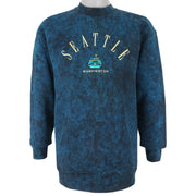 Vintage - Seattle Washington Crew Neck Sweatshirt 1990s Large Vintage Retro