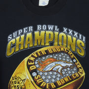 NFL - Denver Broncos, Super Bowl 32th Champions Sweatshirt 1990s Medium Vintage Retro Football