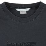Nike - Black Big Spell-Out & Logo Sweatshirt 1990s XX-Large Vintage Retro
