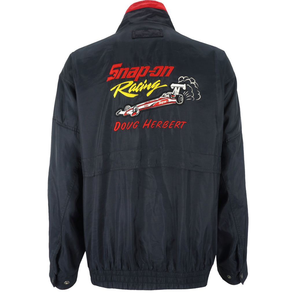 NASCAR - Snap-On Zip & Button-Up Jacket 1990s XX-Large Vintage Retro