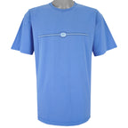 Nike - Blue Embroidered T-Shirt 1990s Large Vintage Retro