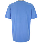 Nike - Blue Embroidered T-Shirt 1990s Large Vintage Retro
