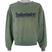 Timberland - Green Wind, Water, Earth and Sky Sweatshirt 1990s X-Large Vintage Retro