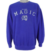 NBA (Lee) - Orlando Magic Embroidered Sweatshirt 1990s X-Large Vintage Retro Basketball