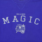 NBA (Lee) - Orlando Magic Embroidered Sweatshirt 1990s X-Large Vintage Retro Basketball