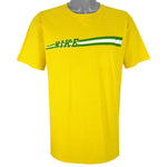 Nike - Yellow Spell-Out T-Shirt 2000s X-Large