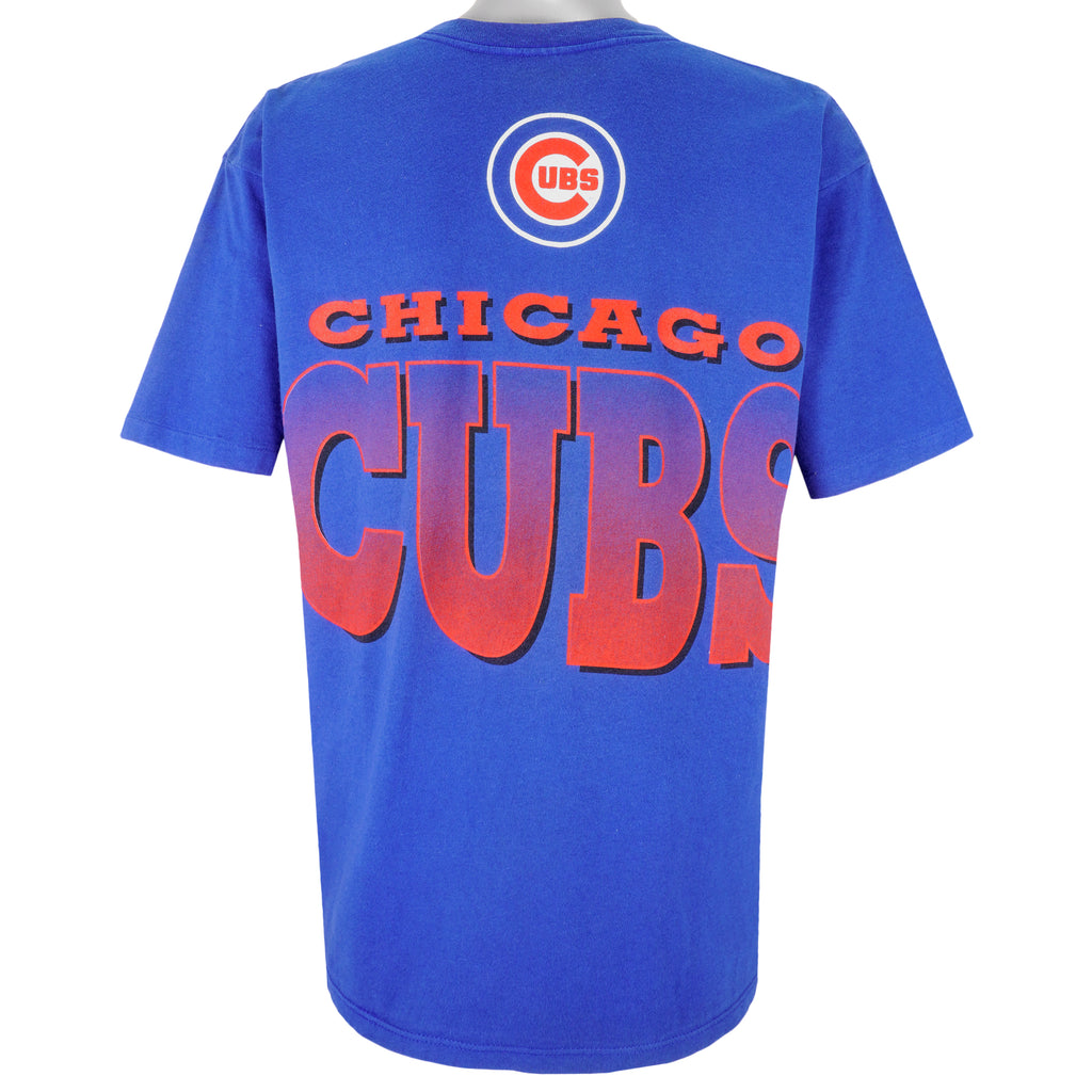 Starter - Chicago Cubs Spell-Out T-Shirt 1990s Large Vintage Retro Baseball