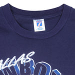 NFL (Logo 7) - Dallas Cowboys Spell-Out T-Shirt 1996 X-Large Vintage Retro Football
