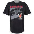 NBA (Signal) - Miami Heat Big Logo T-Shirt 1990s X-Large Vintage Retro Basketball