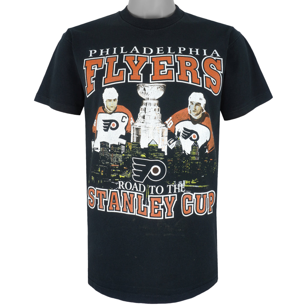 NHL (Anvil) - Philadelphia Flyers T-Shirt 1990s Large Vintage Retro Hockey