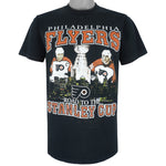 NHL (Anvil) - Philadelphia Flyers T-Shirt 1990s Large Vintage Retro Hockey