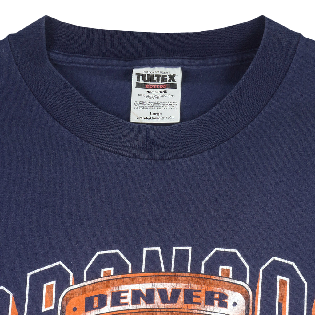 NFL - Denver Broncos, Super Bowl 33th Champions T-Shirt 1998 Large Vintage Retro Football