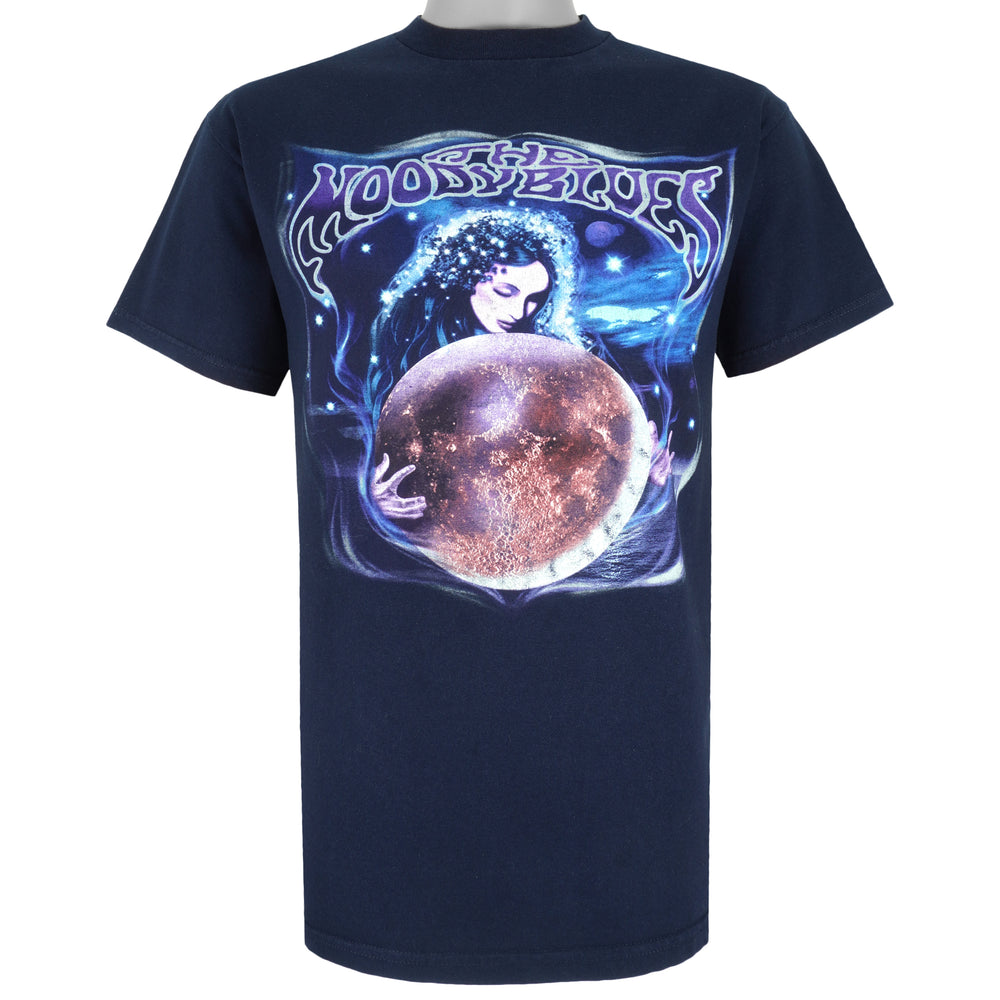 Vintage - Blue The Moodyblues T-Shirt 1990s Medium Vintage Retro