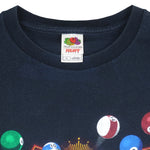 Vintage (Fruit Of The Loom) - Black Budweiser T-Shirt 1990s Large Vintage Retro