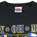 MLB (Nutmeg) - Ms Players Autographed T-Shirt 1990 X-Large Vintage Retro Baseball