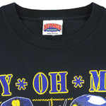 MLB (Nutmeg) - Ms Players Autographed T-Shirt 1990 X-Large Vintage Retro Baseball