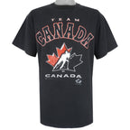 NHL (Bulletin) - Team Canada Spell-Out T-Shirt 1990s X-Large Vintage Retro Hockey