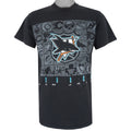  NHL (Logo 7) - San Jose Sharks, All Star T-Shirt 1990s Large Vintage Retro Hockey