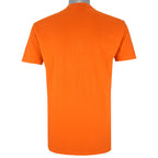 NFL (Artex) - Orange Broncos Spell-Out T-Shirt 1989 Medium Vintage Retro Football