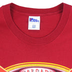 NHL (Pro Player) - Calgary Flames Spell-Out T-Shirt 1990s Large Vintage Retro Football