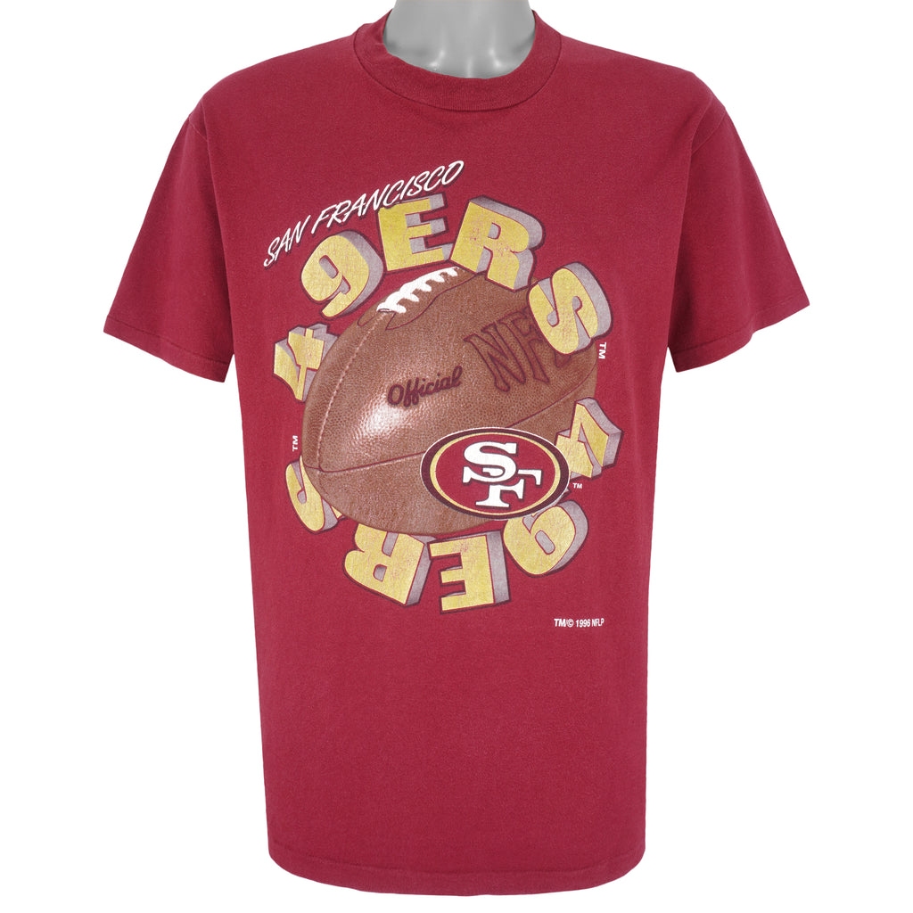 NFL (Hanes) - San Francisco 49ers T-Shirt 1996 Large Vintage Retro Football