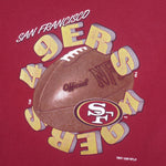 NFL (Hanes) - San Francisco 49ers T-Shirt 1996 Large Vintage Retro Football