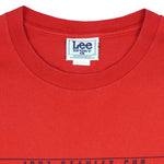 NHL (Lee) - Detroit Red Wings, Stanley Cup Champs T-Shirt 1990s Large Vintage Retro Hovkey