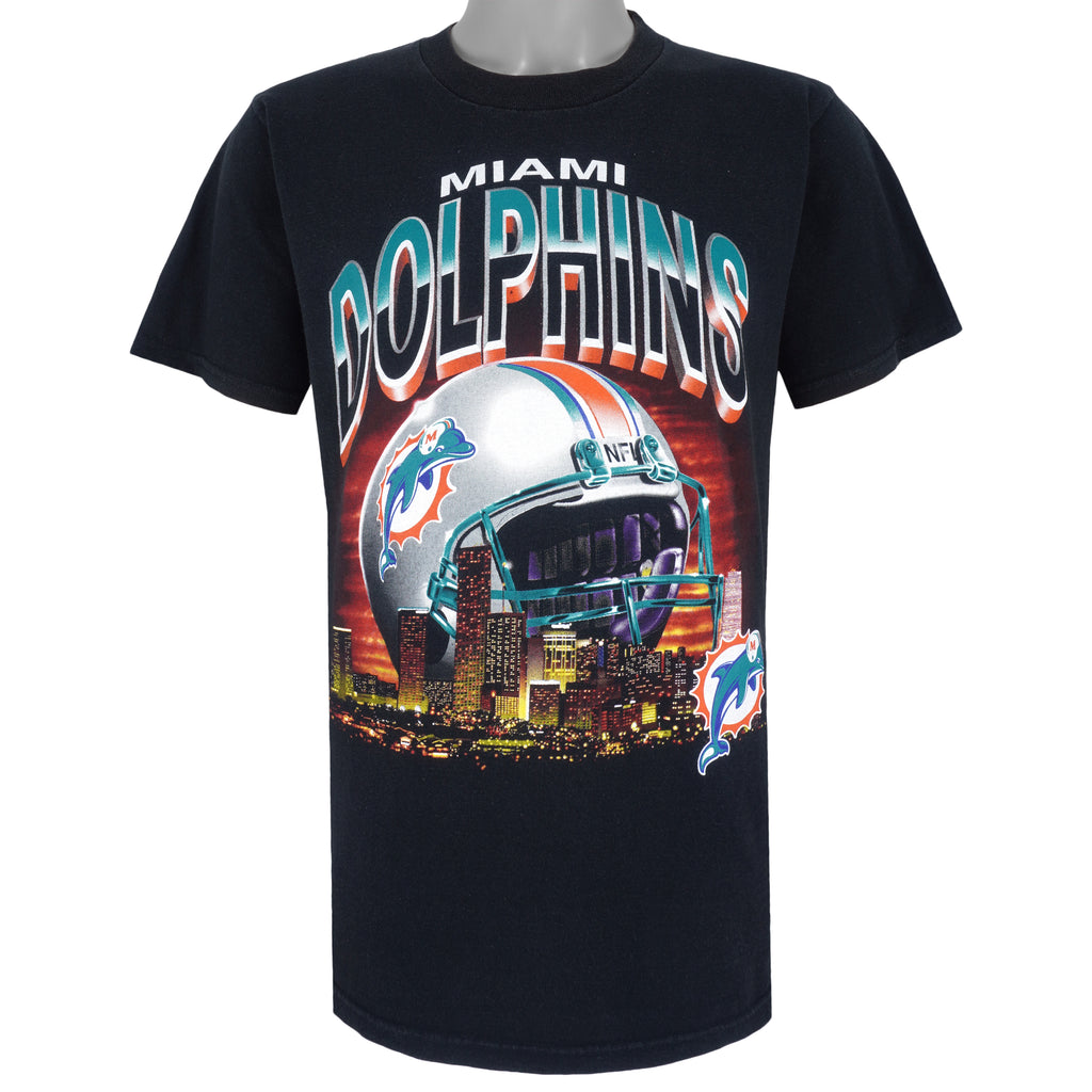 NFL (Dynasty) - Miami Dolphins T-Shirt 1990s Medium Vintage Retro Football
