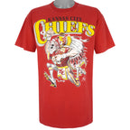 NFL (Nutmeg) - Kansas City Chiefs T-Shirt 1990s X-Large Vintage Retro Football