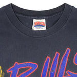 NFL (Nutmeg) - Buffalo Bills Big Logo T-Shirt 1990s Large Vintage Retro Football