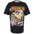 MLB (Hanes) - Baltimore Orioles X Tasmanian Devils T-Shirt 1997 X-Large Vintage Retro Baseball