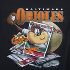 MLB (Hanes) - Baltimore Orioles X Tasmanian Devils T-Shirt 1997 X-Large Vintage Retro Baseball