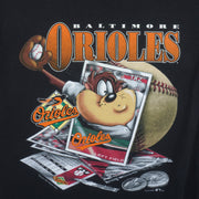 MLB (Hanes) - Baltimore Orioles X Tasmanian Devils T-Shirt 1997 X-Large Vintage Retro Baseball