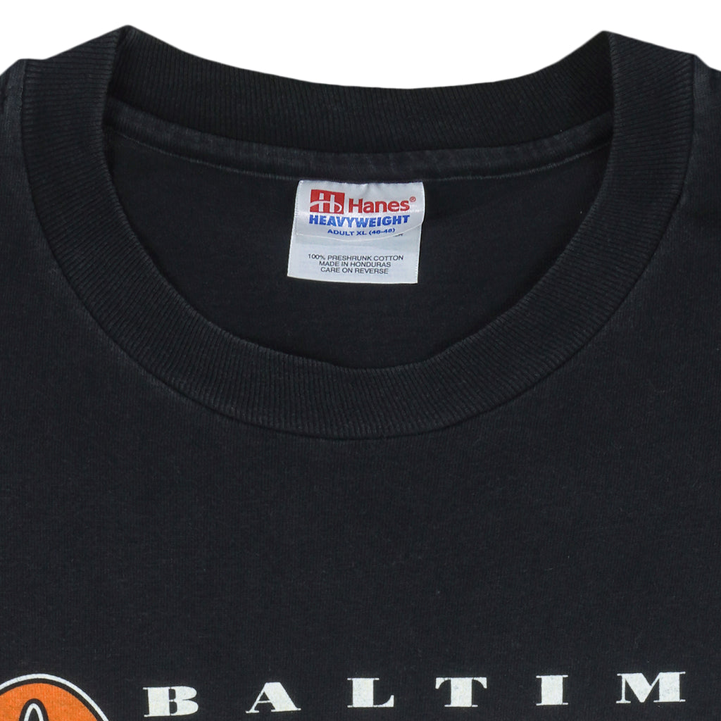 MLB (Hanes) - Baltimore Orioles X Tasmanian Devils T-Shirt 1997 X-Large Vintage Retro Baseball