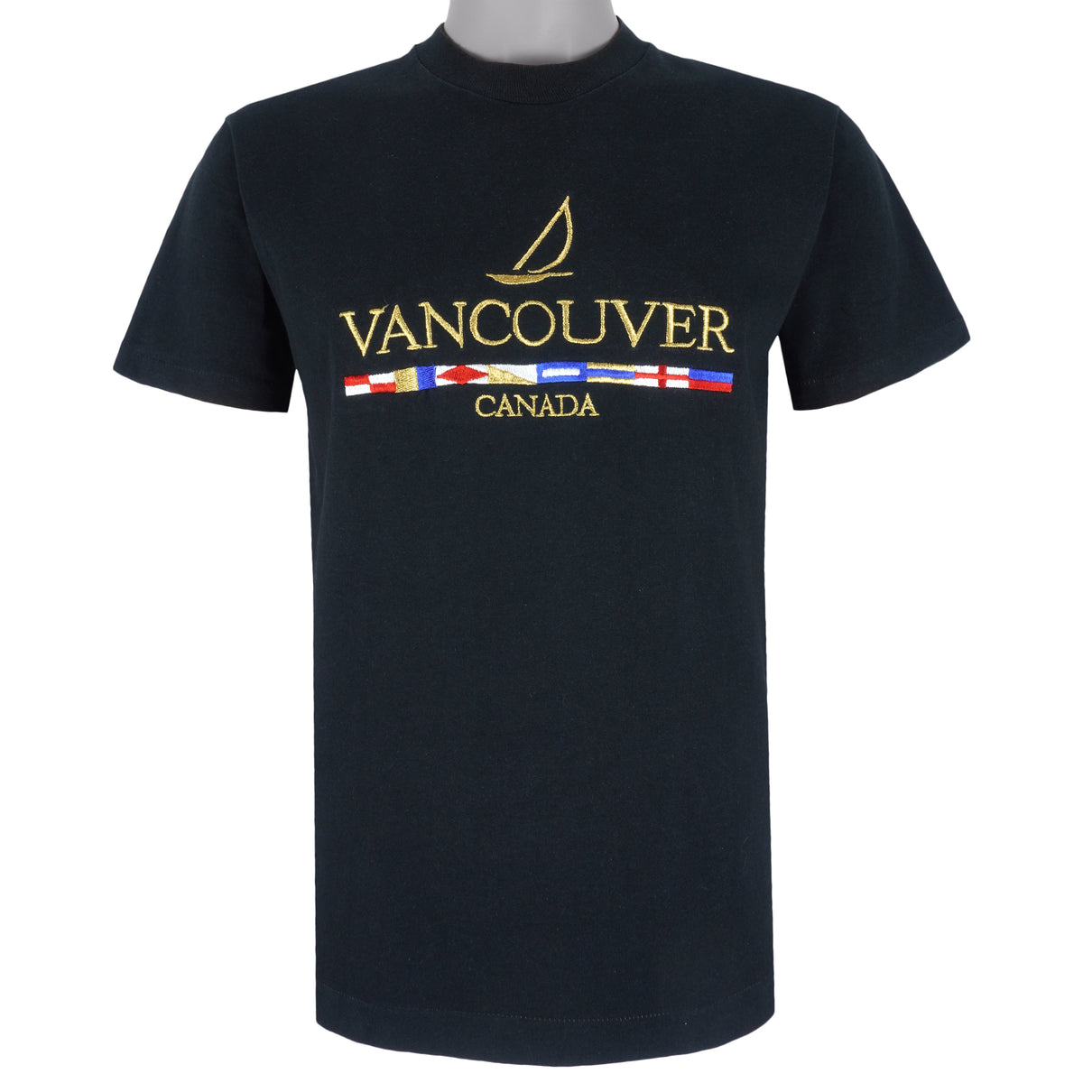 Vintage - Vancouver, Canada Embroidered T-Shirt 1990s Medium Vintage Retro