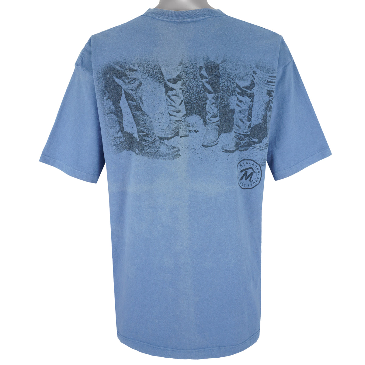 Vintage (Marlboro) - Blue Big Logo T-Shirt 1990s X-Large Vintage Retro