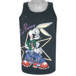 Looney Tunes - Bugs Bunny Street Style Sleeveless T-Shirt 1990s Large
