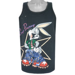 Looney Tunes - Bugs Bunny Sleeveless T-Shirt 1990s Large Vintage Retro