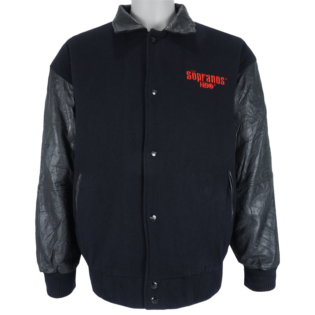Vintage (HBO Apparel) - The Sopranos Varsity Jacket 1990s Large Vintage Retro
