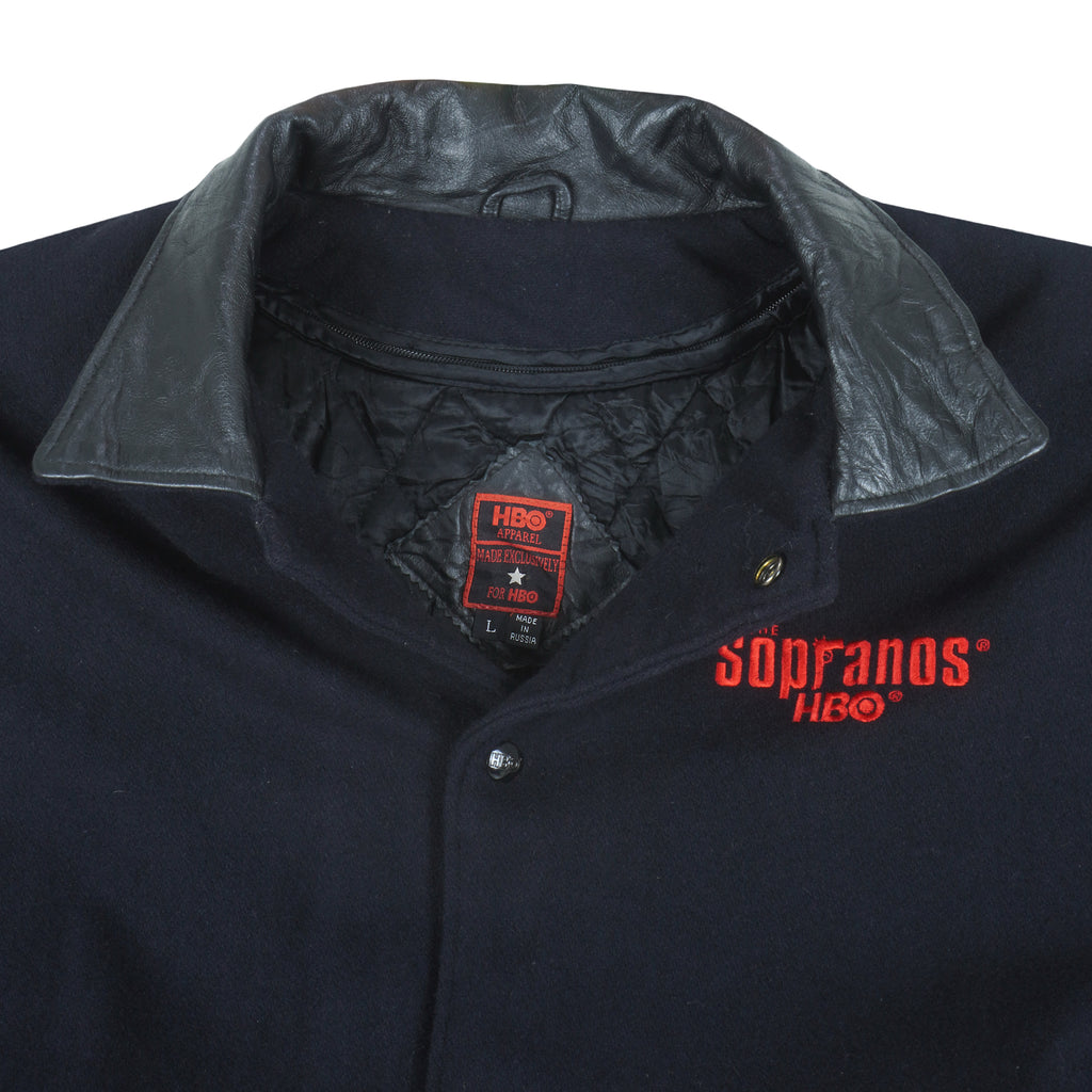 Vintage (HBO Apparel) - The Sopranos Varsity Jacket 1990s Large Vintage Retro
